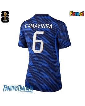 Franța Eduardo Camavinga #6 Echipament de Fotbal Replică Mondial 2026 Femei Acasa